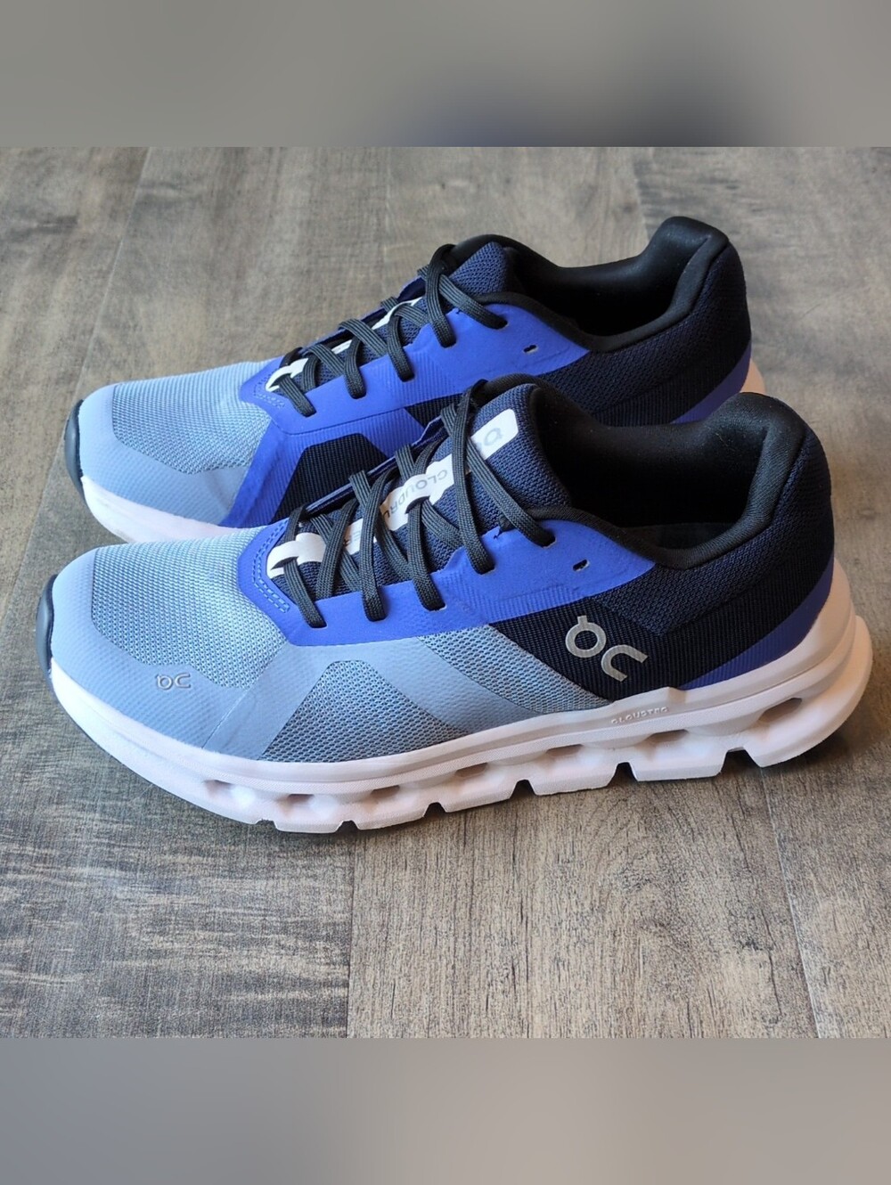 On Women's Cloudrunner 46-99018 Blue Running Shoes Athletic Sneakers Size 8